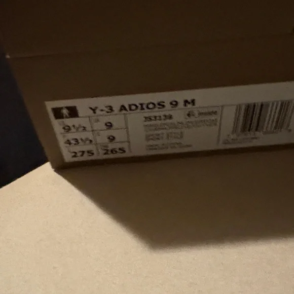 Y-3 Men's Green and White Athletic Shoes - Picture 5 of 5